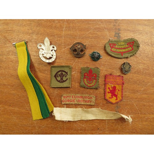 584 - Boy Scouts, Cornwell Scout Gallantry Group, comprising the bronze Cornwell Scout badge (made by Coll... 