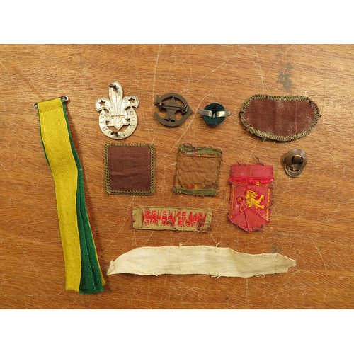 584 - Boy Scouts, Cornwell Scout Gallantry Group, comprising the bronze Cornwell Scout badge (made by Coll... 