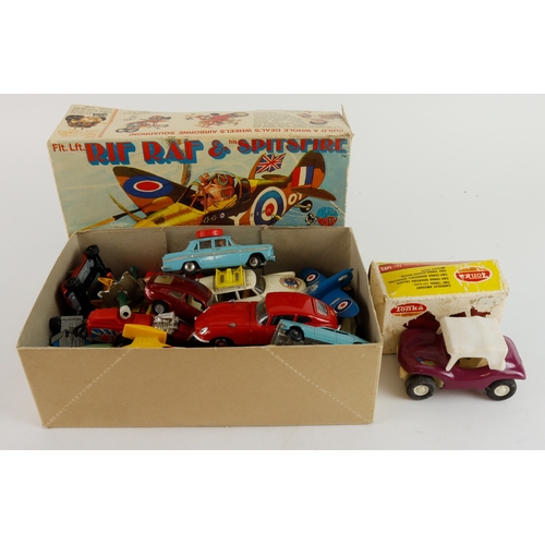 100 - Collection of (20+) various unboxed model cars to include Matchbox, Corgi, Dinky, Tiny Tonk Fun Bugg... 