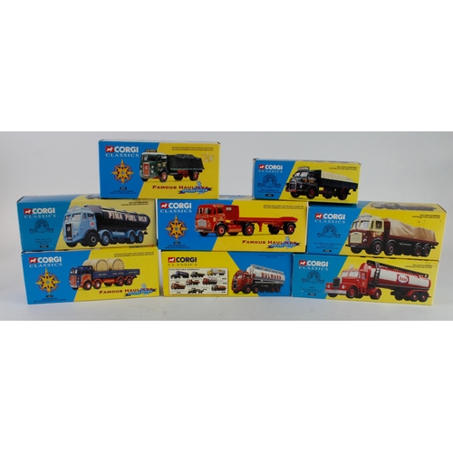 103 - Corgi Classics. Eight boxed Corgi Classic model lorries, comprising 10102, 24501, 28101, 27201, 1940... 