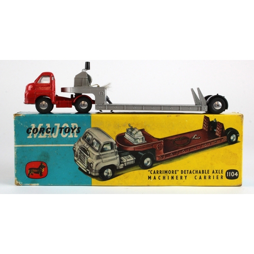 107 - Corgi Major Toys, no. 1104 'Carrimore Detachable Axle Machinery Carrier', contained in original box