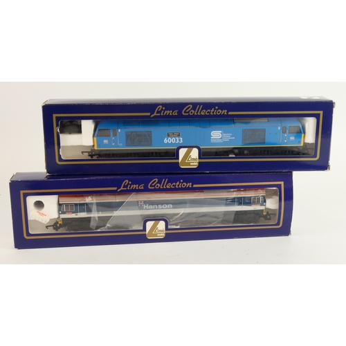 241 - Lima. Two boxed Lima OO gauge locomotives, comprising Class 59 Diesel 'Hanson' 59 103 (L204665); Cla... 