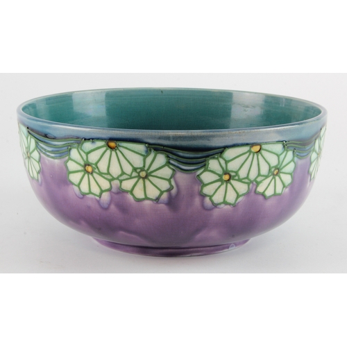 304 - Minton's Ltd. Secessionist decorated pottery bowl c.1900-1908 No. 32 (has a tiny hairline crack whic... 