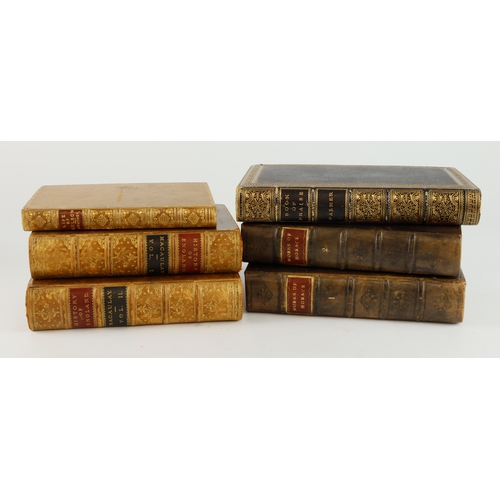 369 - Bindings. A group of six antiquarian leather bindings