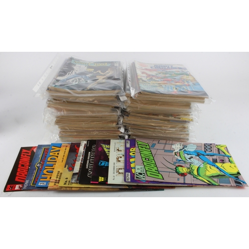 384 - Comics. A large collection of approximately 180 comics, mostly circa 1980s - 1990s, including twenty... 