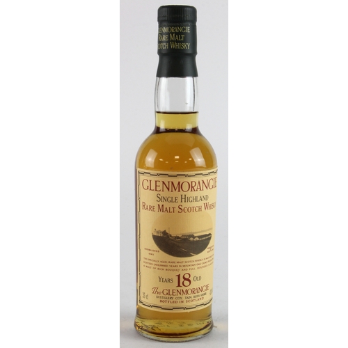 431 - Glenmorangie 18 year old single Highland rare malt Scotch Whisky (35cl bottle) (no container)  (bott... 