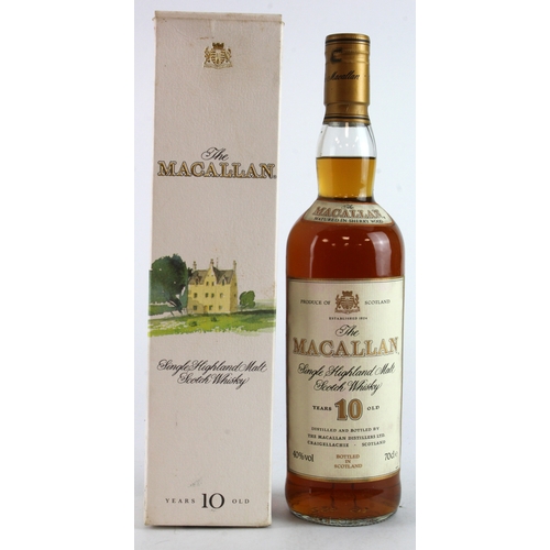 438 - Macallan 1980's (probably) Old Sherry Wood Cask Matured (70cl bottle) single Highland malt 10 year o... 