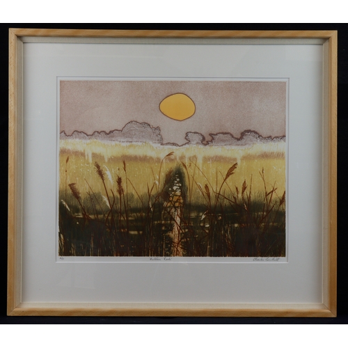 8 - Bartlett, Charles (British 1921-2014) colour etching titled, 'Autumn Reeds'. Artist's Proof. Signed ... 