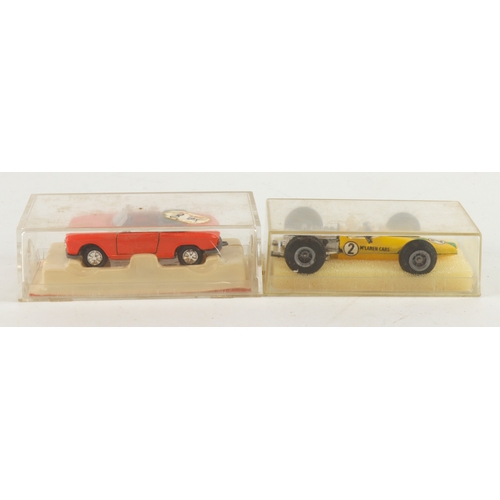 92 - Boxed Majorette Peugeot 204c orange/red along with Roues Supervitesse Mac Laren F1 M7A 'Monza' yello... 