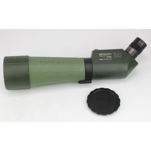 427 - Optolyth TBS 80 spotting scope / telescope with 30x WW eyepiece