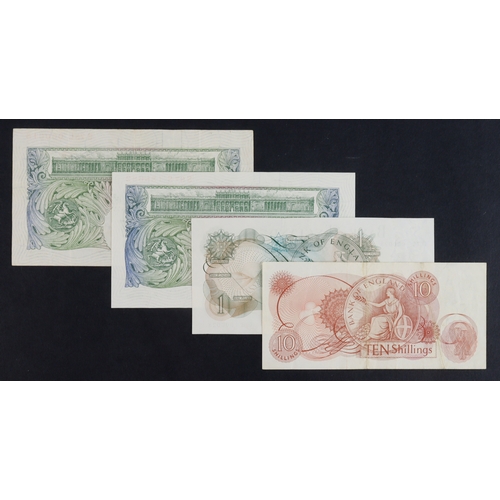 105 - O'Brien (4), a group of special numbers, comprising a pair of LOW numbered notes, 1 Pound issued 195... 