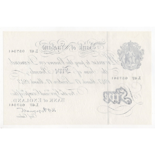 128 - Peppiatt 5 Pounds (B264) dated 17th March 1947, serial L67 057341, London issue on thin paper (B264,... 