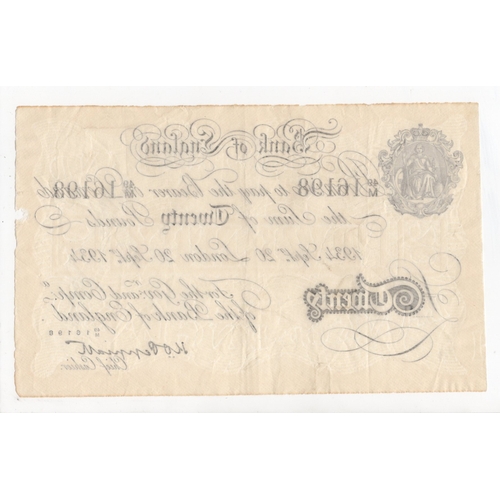 135 - Peppiatt BERNHARD note, 20 Pounds dated 20th September 1934, serial 49/M 16198 (B243 for type) Bernh... 