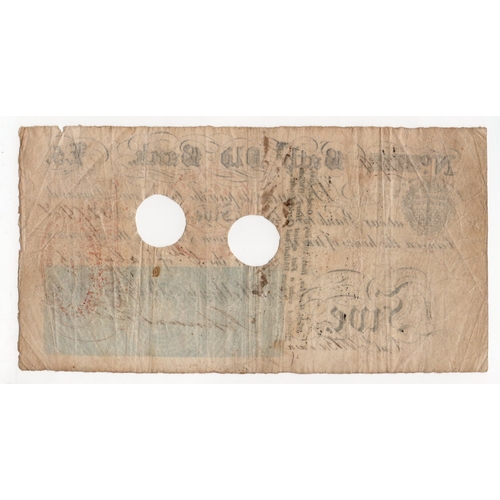 160 - Bath Old Bank 5 Pounds dated 1841 for Hobhouse, Phillott & Louder, serial No. 5274 (Outing86d) divid... 