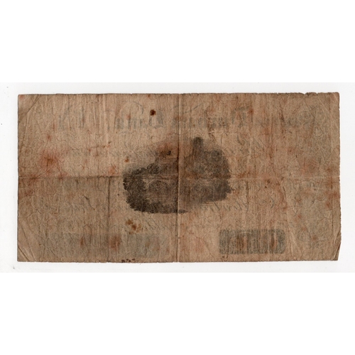 163 - Durham Bank 1 Pound dated 1814 for Mowbray, Hollingsworth, Wetherell, Shields, Boulton & Co., No. 75... 