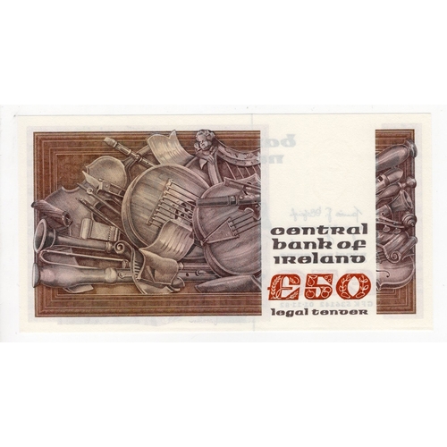 238 - Ireland Republic 50 Pounds dated 1st November 1982, signed O'Cofaigh & Doyle, serial GFK 536142 (PMI... 