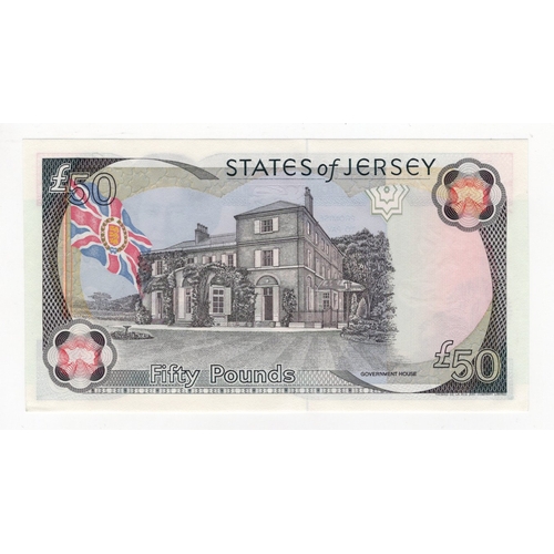 274 - Jersey 50 Pounds issued 1989, signed Leslie May, nice LOW serial number, serial AC000990 (BNB B119a,... 