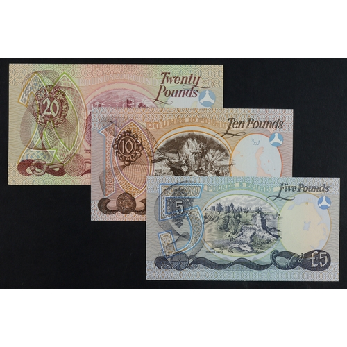 276 - Northern Ireland, Allied Irish Banks (3), 20 Pounds dated 1st April 1987 serial SN3027005 (PMI AI8, ... 