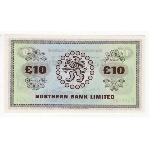 313 - Northern Ireland, Northern Bank Limited 10 Pounds dated 1st October 1971, signed H.M. Gabbey, serial... 