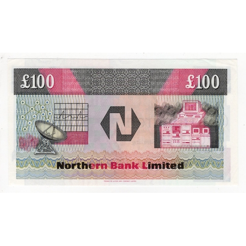 320 - Northern Ireland, Northern Bank Limited 100 Pounds dated 1st November 1990, signed S.H. Torrens, ser... 