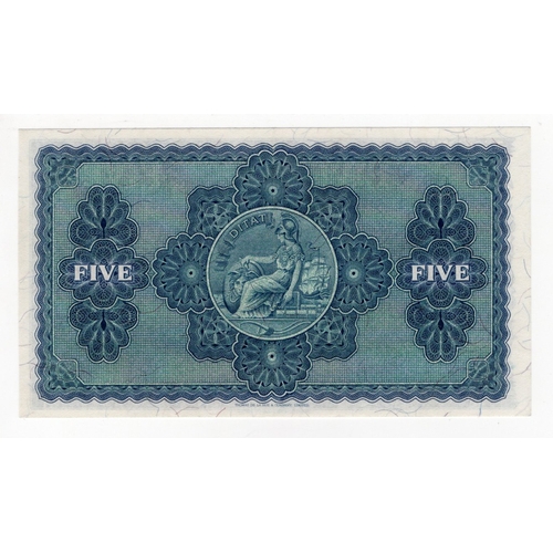 374 - Scotland, British Linen Bank 5 Pounds dated 2nd January 1961, signed A.P. Anderson, FIRST PREFIX for... 