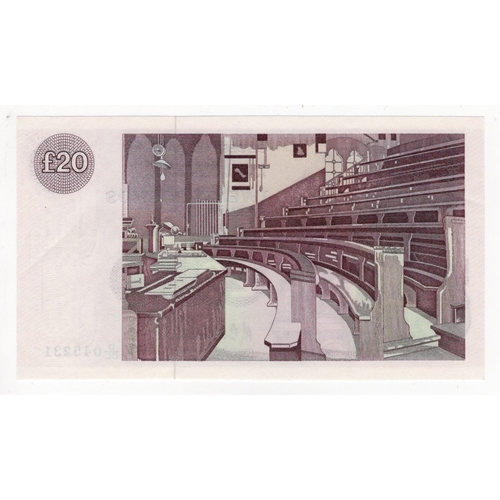 383 - Scotland, Clydesdale Bank 20 Pounds dated 8th April 1985, Lord Kelvin portrait at left, signed A.R. ... 