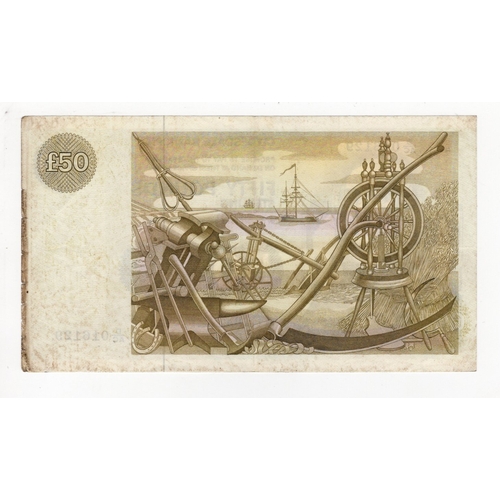 387 - Scotland, Clydesdale Bank 50 Pounds dated 3rd September 1989, signed A.R. Cole Hamilton, serial A/AC... 