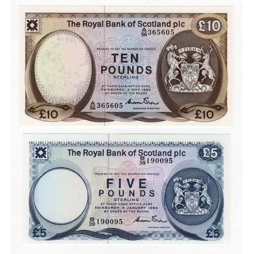 395 - Scotland, Royal Bank of Scotland (2), 10 Pounds dated 3rd May 1982, signed C.R. Winter, serial A/56 ... 