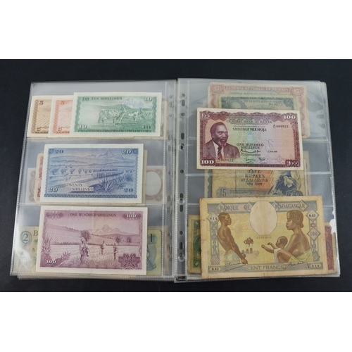 419 - Africa (50), including Cape Verde 100 Escudos 1958, Equatorial Africa 100 Francs 1961, French West A... 