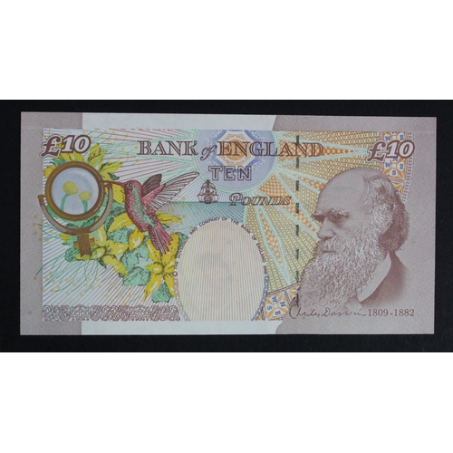 43 - Bailey 10 Pounds (B401) issued 2004, a REPLACEMENT note 'LL' prefix, serial LL02 780349 (B401, Pick3... 