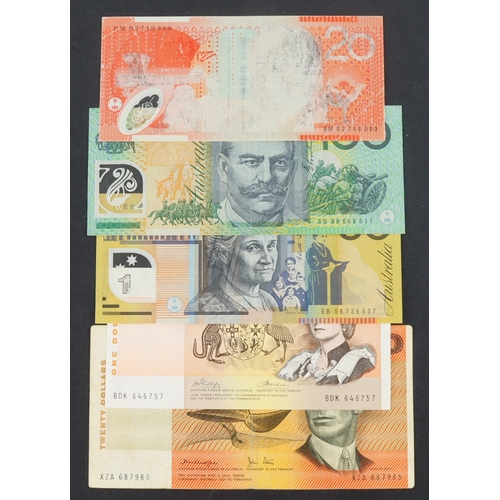 460 - Australia and Philippines (22), Australia 100 Dollars 1996, 50 Dollars 2008, 20 Dollars 1979, 1 Doll... 