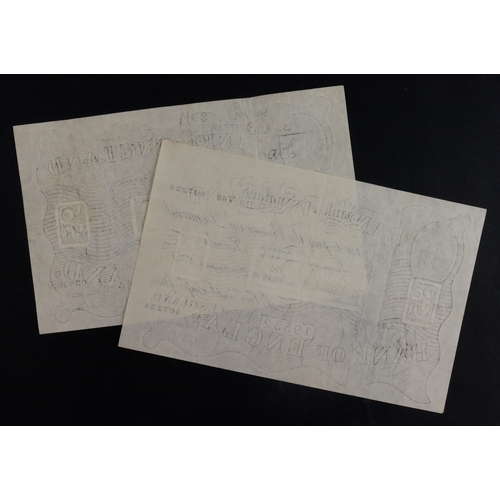 48 - Beale 5 Pounds (2) dated 17th May 1950 and 20th August 1951, serial R53 058303 & V49 007224 (B270, P... 