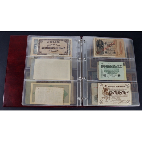 594 - Germany (67), a collection in album including German Democratic Republic 50 Pfennig to 100 Mark date... 