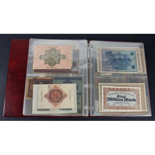 594 - Germany (67), a collection in album including German Democratic Republic 50 Pfennig to 100 Mark date... 