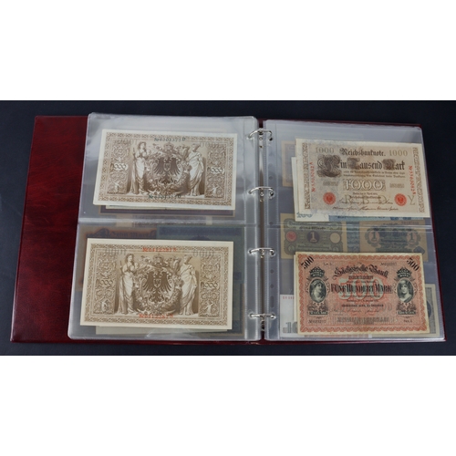 594 - Germany (67), a collection in album including German Democratic Republic 50 Pfennig to 100 Mark date... 