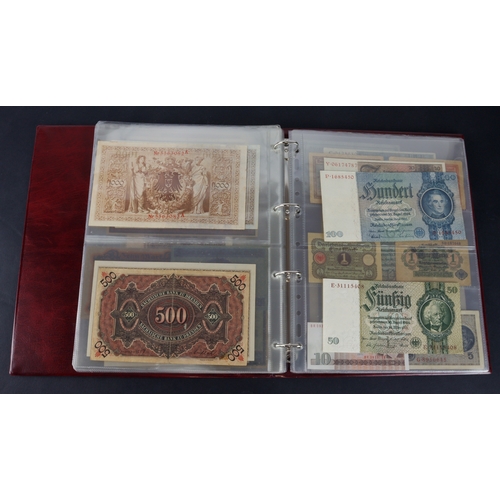 594 - Germany (67), a collection in album including German Democratic Republic 50 Pfennig to 100 Mark date... 