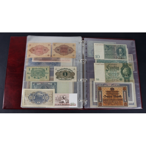 594 - Germany (67), a collection in album including German Democratic Republic 50 Pfennig to 100 Mark date... 