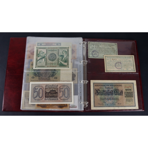 594 - Germany (67), a collection in album including German Democratic Republic 50 Pfennig to 100 Mark date... 