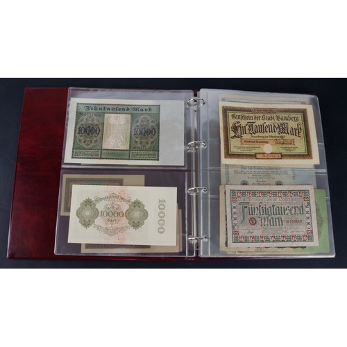 594 - Germany (67), a collection in album including German Democratic Republic 50 Pfennig to 100 Mark date... 