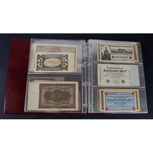 594 - Germany (67), a collection in album including German Democratic Republic 50 Pfennig to 100 Mark date... 