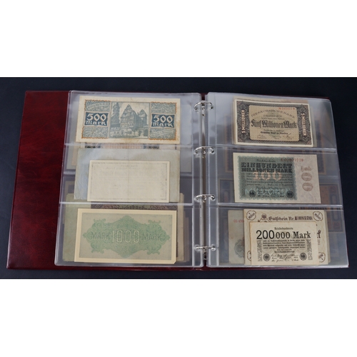 594 - Germany (67), a collection in album including German Democratic Republic 50 Pfennig to 100 Mark date... 