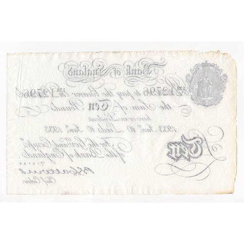 61 - Catterns BERNHARD BRANCH note, 10 Pounds dated 10th January 1933, serial 138/V 12796, LEEDS issue (B... 