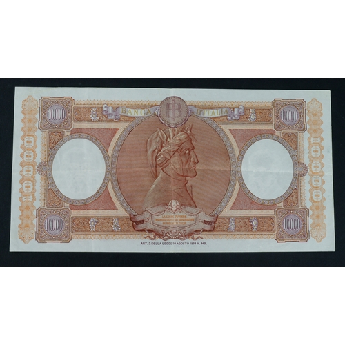 681 - Italy 10000 Lire dated 24th March 1962, signed Carli & Ripa, serial Q2298 3939 (BNB B446t, Pick89d) ... 