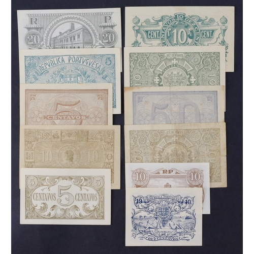 780 - Portugal (11), Casa Da Moeda 50 Reis and 100 Reis dated 1891, 10 Centavos (4) dated 1917, all differ... 