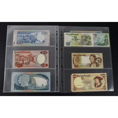 781 - Portugal (19), collection in album pages, all different comprising 10000 Escudos 1997, 5000 Escudos ... 