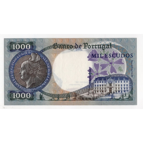 793 - Portugal 1000 Escudos dated 19th May 1967, serial NNM 090880 (Pick172a) Uncirculated