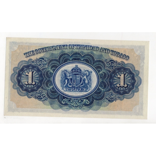 871 - Trinidad & Tobago 1 Dollar dated 1st January 1943, a key date difficult to find, serial 36D 31684 (B... 