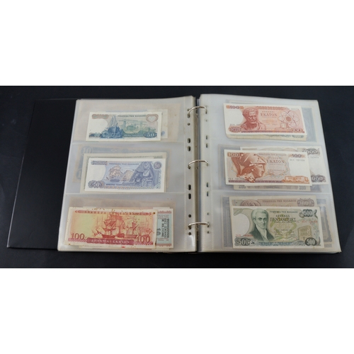 893 - World (220), collection in Hendon album, Turkey Ottoman, Confederate States, USA obsolete banks, Hun... 