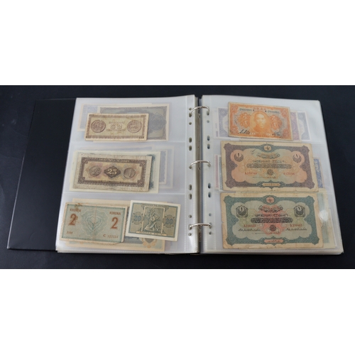 893 - World (220), collection in Hendon album, Turkey Ottoman, Confederate States, USA obsolete banks, Hun... 