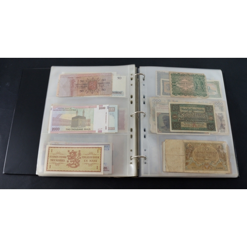 893 - World (220), collection in Hendon album, Turkey Ottoman, Confederate States, USA obsolete banks, Hun... 